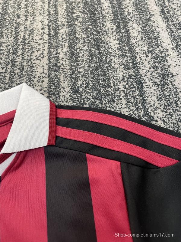 Retro Kids 09/10 AC Milan Home Jersey