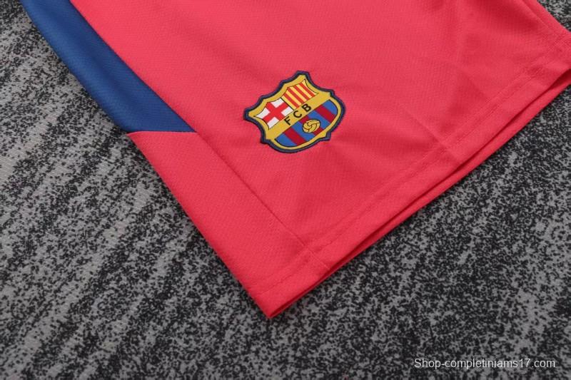 Retro Kids 10/11 Barcelona Red Blue Home Long Sleeve Jersey