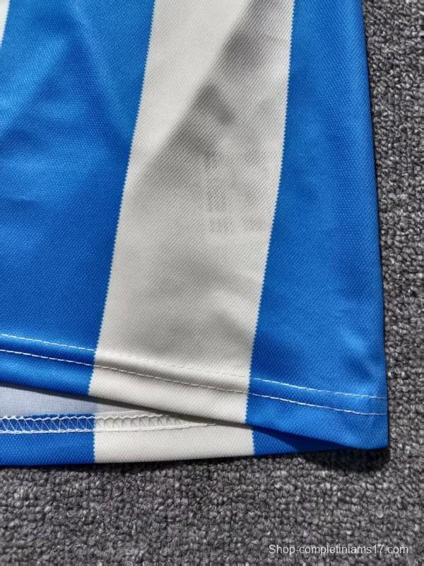 Retro 1998 Kids Argentina Home Long Sleeve Jersey