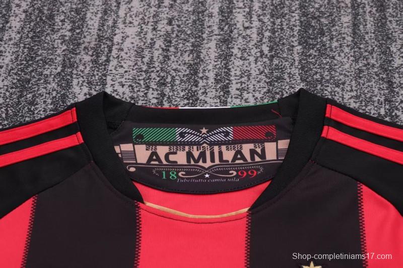 Retro Kids 11/12  AC Milan Home Jersey