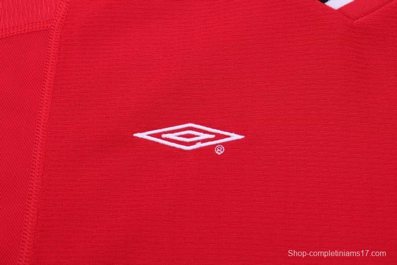 Retro 2000/02 Kids Manchester United Red Home Jersey