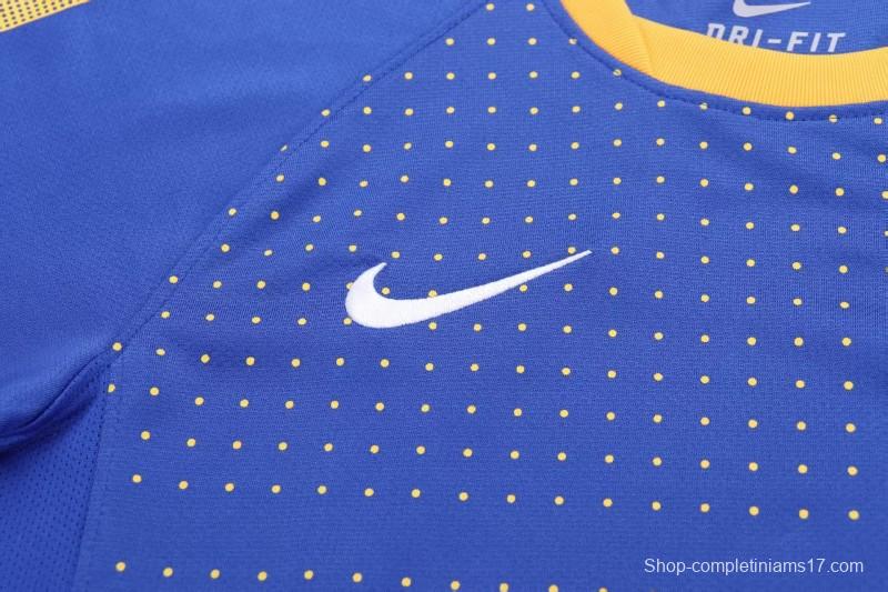 Retro 2010/11 Kids Brazil Blue & White Away Jersey