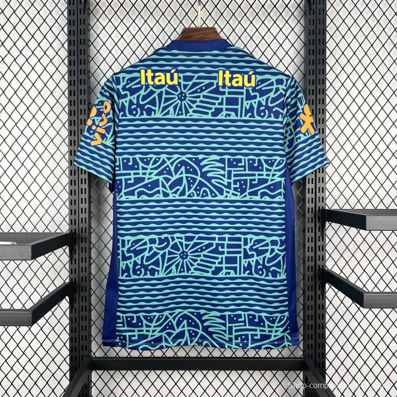 2024 Retro Brazil Pre-Match Jersey