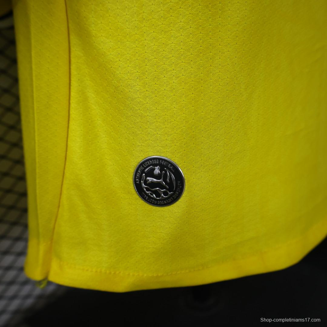 Player Version 26/27  Borussia Dortmund Yellow Home Long Sleeve Jersey