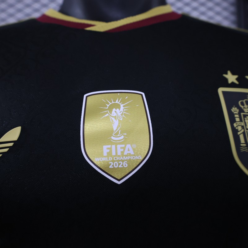 Player Version 2026 Spain Away Black Jersey