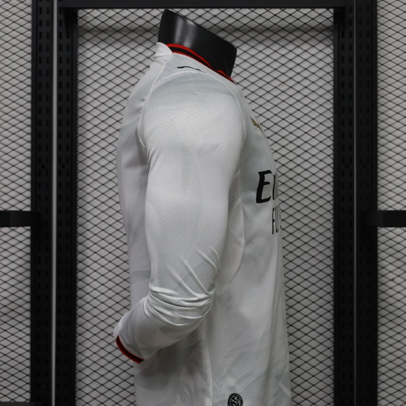Player Version 26/27 AC Milan Away White Long Sleeve Jersey