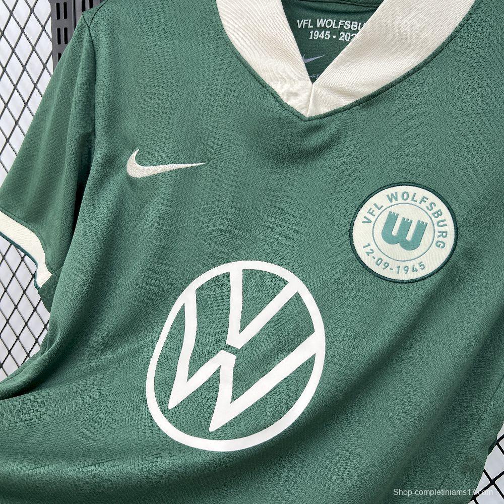 2025/26 Mens Wolfsburg Maillot Stadium Jersey