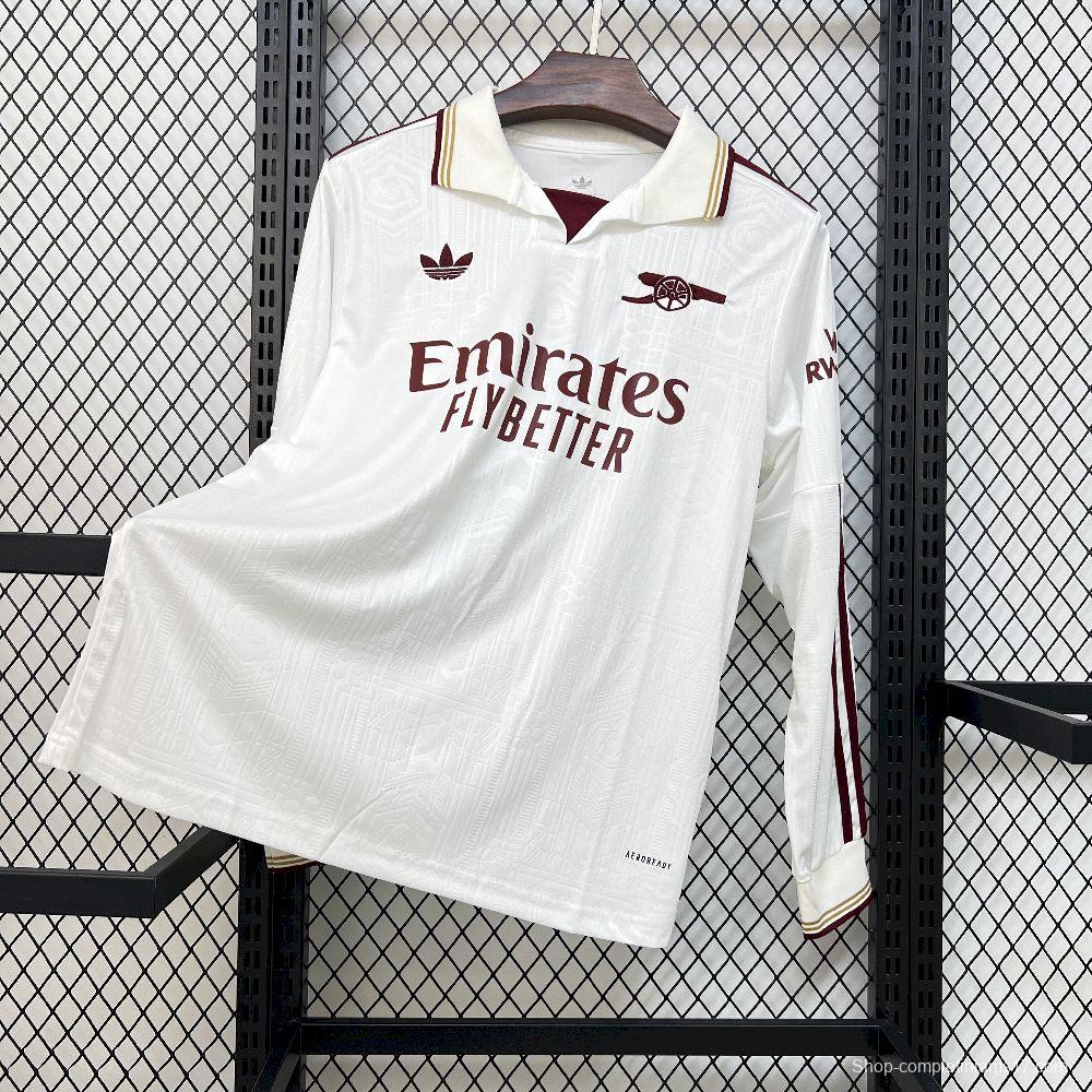 2025/26 Mens Arsenal Third Long Sleeve Jersey