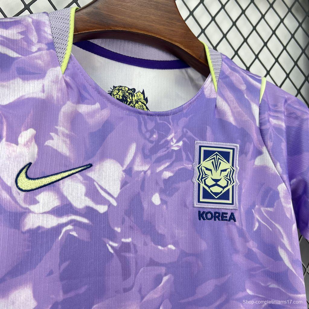 2026 Kids South Korea World Cup Away Kit
