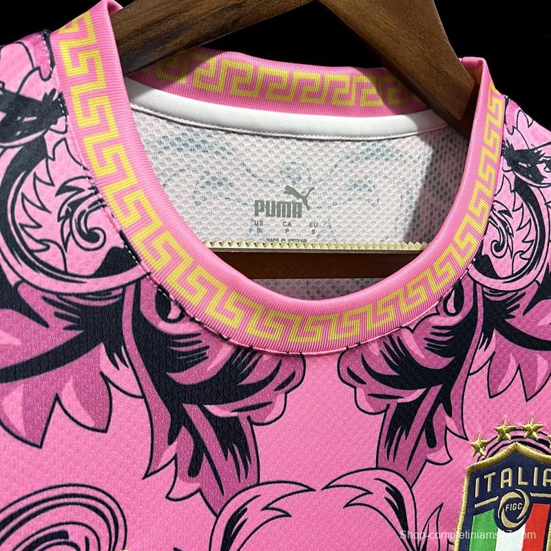 2023 Italy x Versace Special Edition PInk Jersey