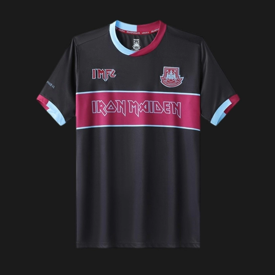 Retro 22/23 Iron Maiden X West Ham Black Jersey