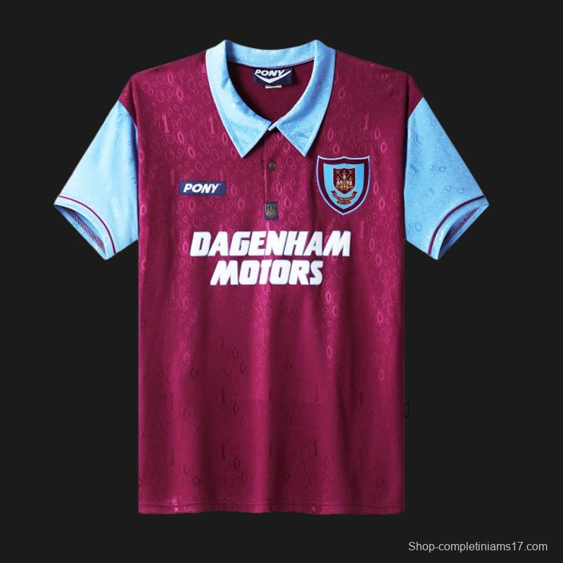 Retro 95/97 West Ham United Home Jersey