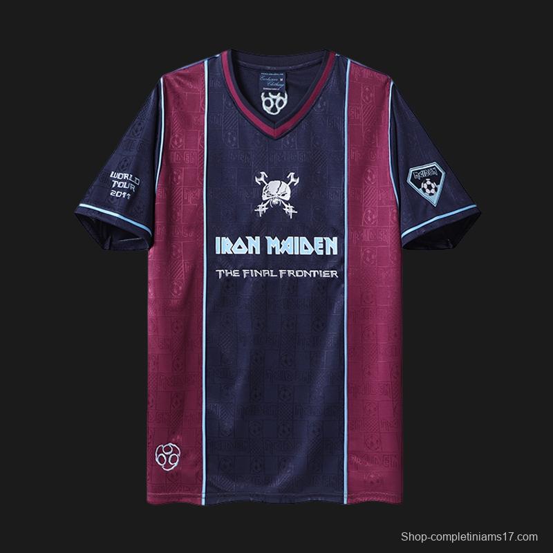 Retro 2011 West Ham United x Iron Maiden Home Jersey