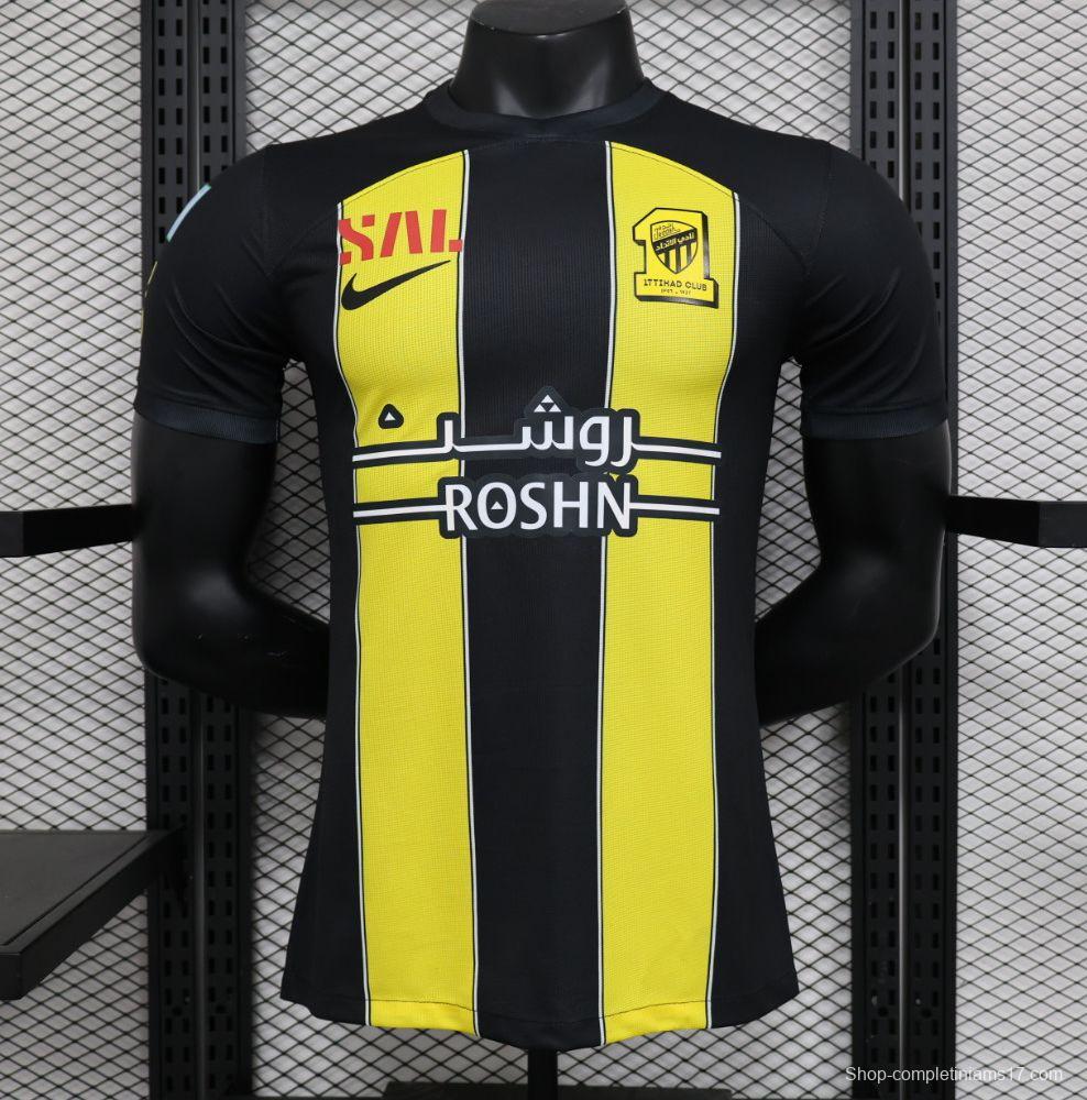 Player Version 23/24 Al-Ittihad Home Jersey