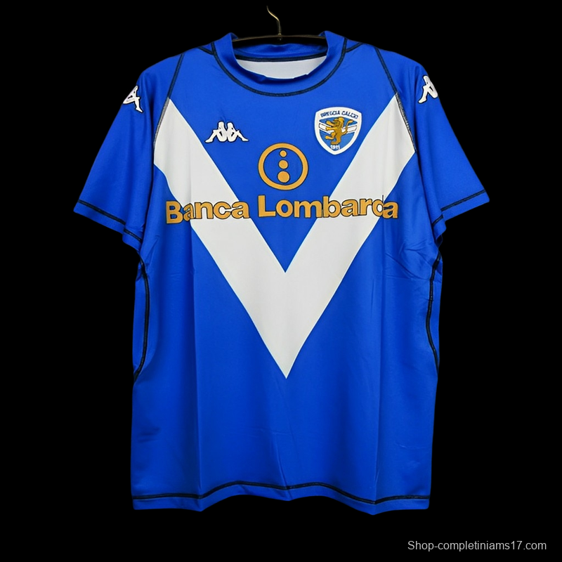 Retro 03/04 Brescia Away Blue Jersey