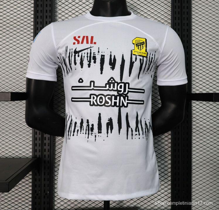 Player Version 23/24 Al-Ittihad Away White Jersey