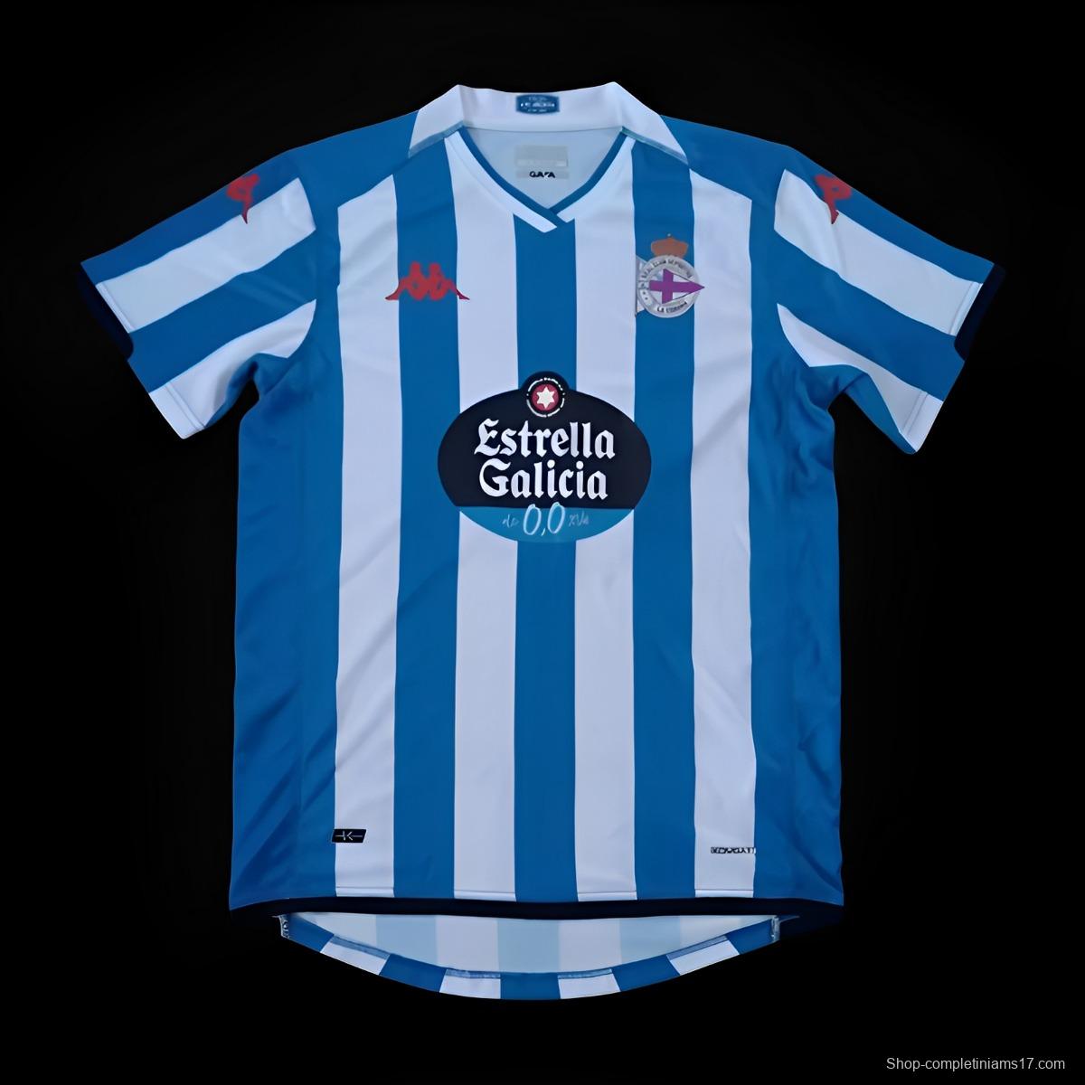 23/24 Deportivo La Coruna Home Jersey