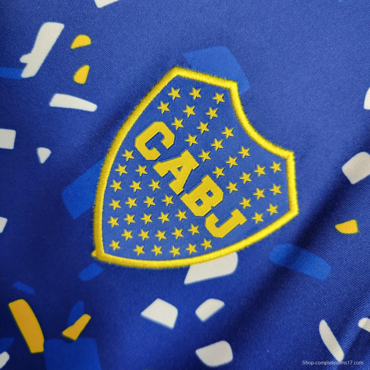 23/24 Boca Juniors Blue Training Jersey