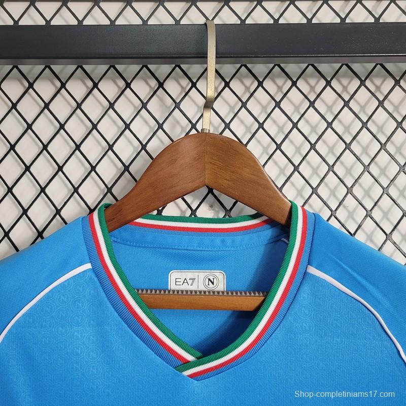 23/24 Kids Napoli Home Jersey