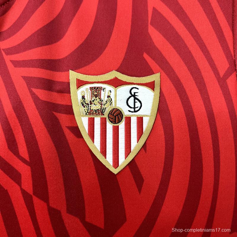 23/24 Sevilla Away Red Jersey