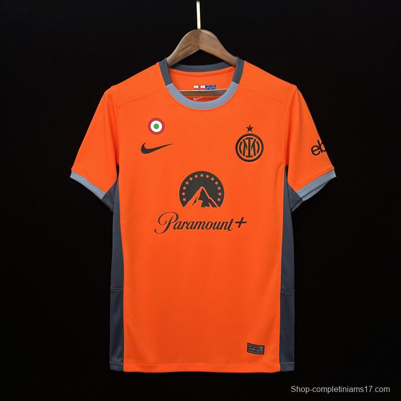 23/24 Inter Milan Third Orange Jersey