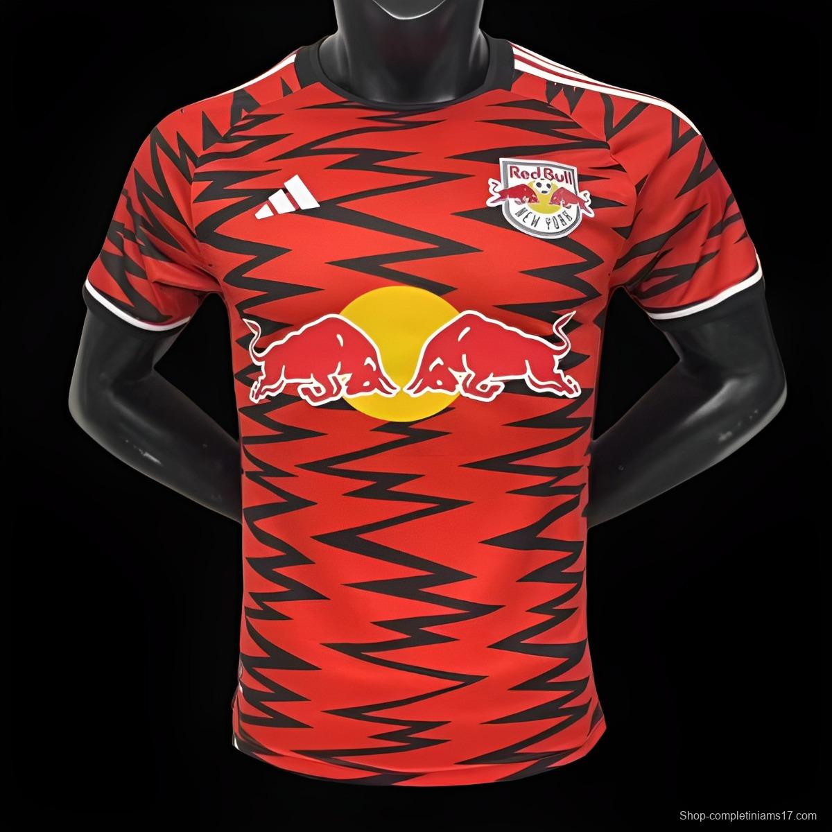 Player Version 24/25 New York Red Bulls Away Red Jersey