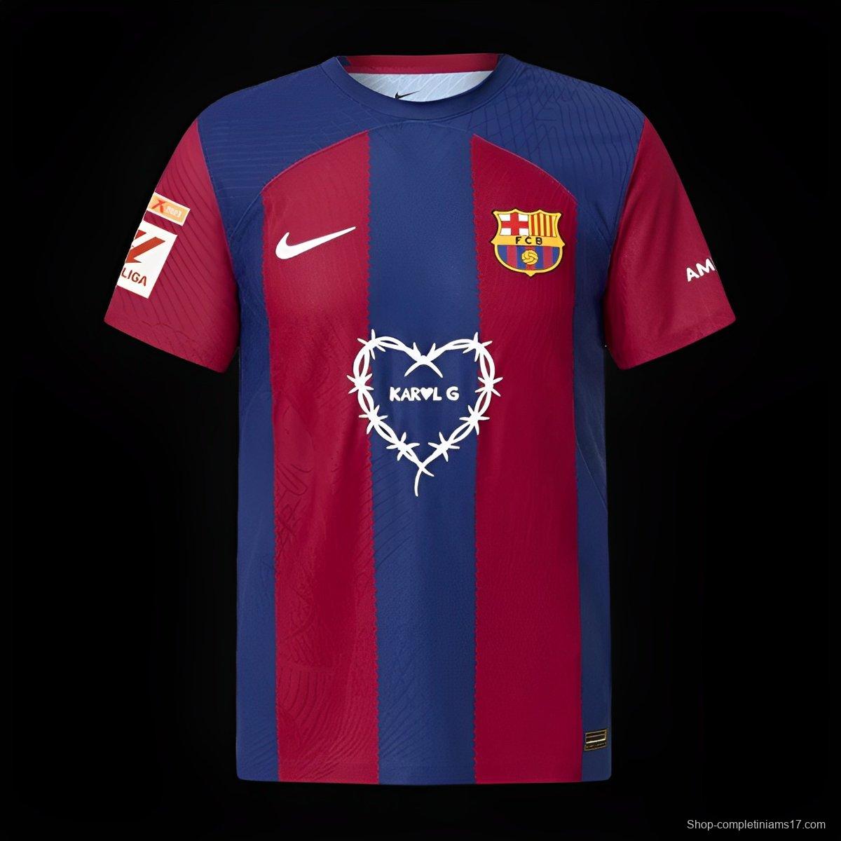 23/24 Barcelona x KAROL G 23/24 Home Jersey