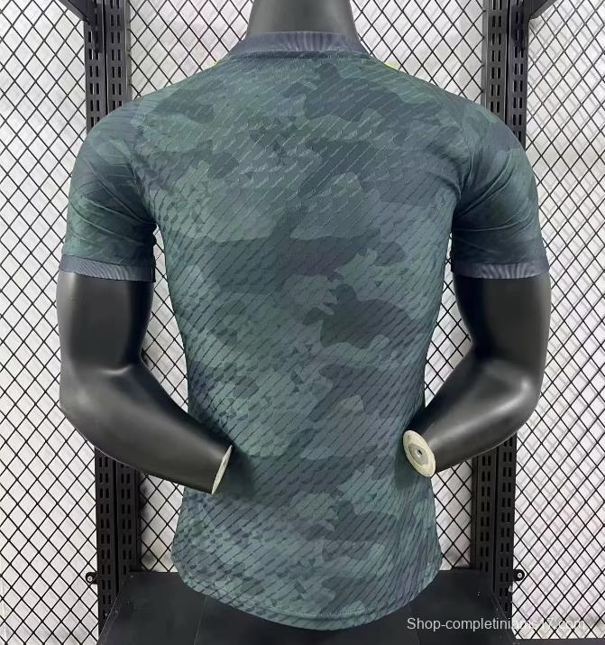 Player Version 23/24 Real Madrid Camouflage Green Jersey