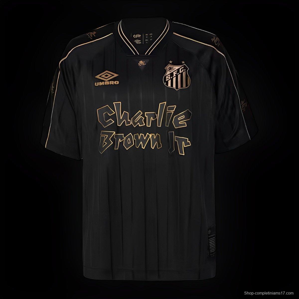 24/25 Santos Charlie Brown Jr Special Black Jersey