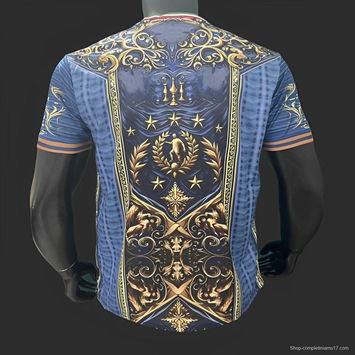 2024 Italy Navy Special Pre-Match Jersey