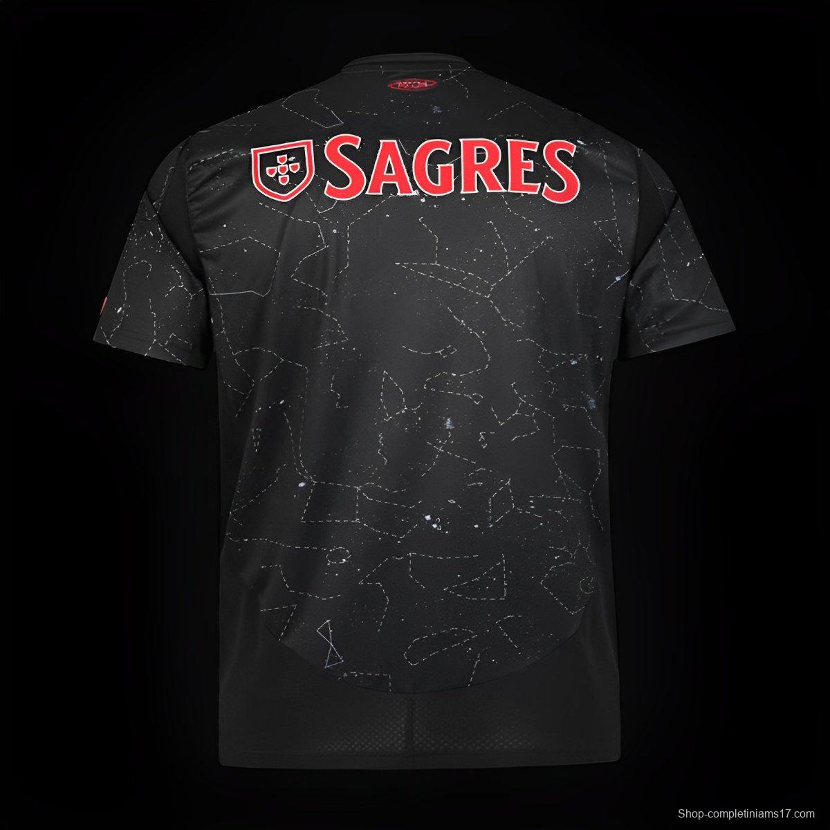 24/25 Benfica Away Black Jersey