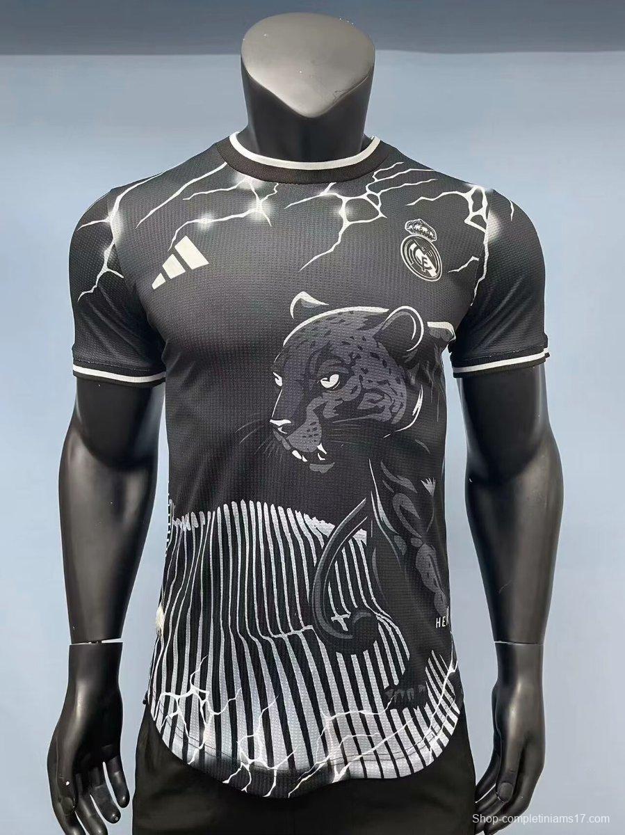 Player Version 24/25 Real Madrid Black Panther Special Jersey