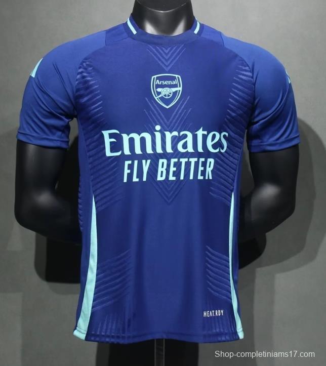 Player Version 24/25 Arsenal Blue Pre-Match Jersey