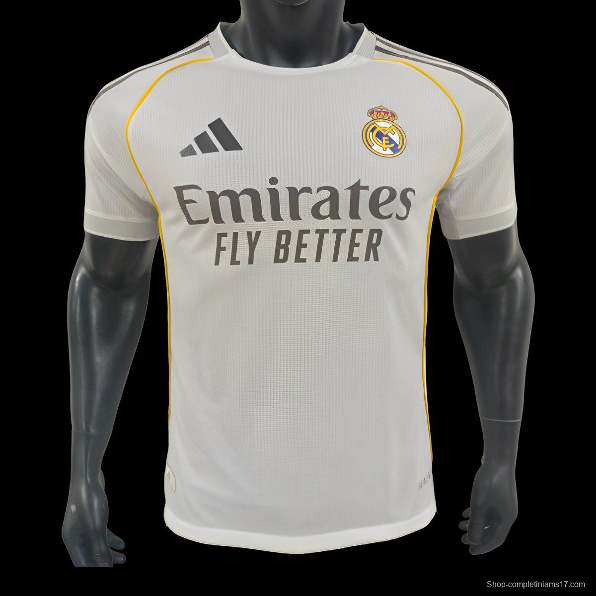 Player Version 25/26 Real Madrid Home Jersey