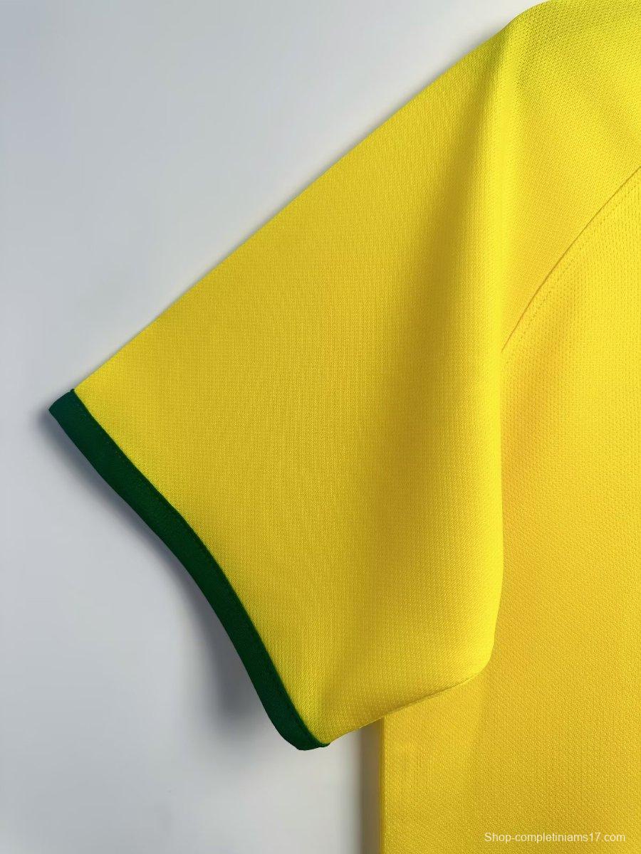 Retro 2014 Brazil Home Jersey