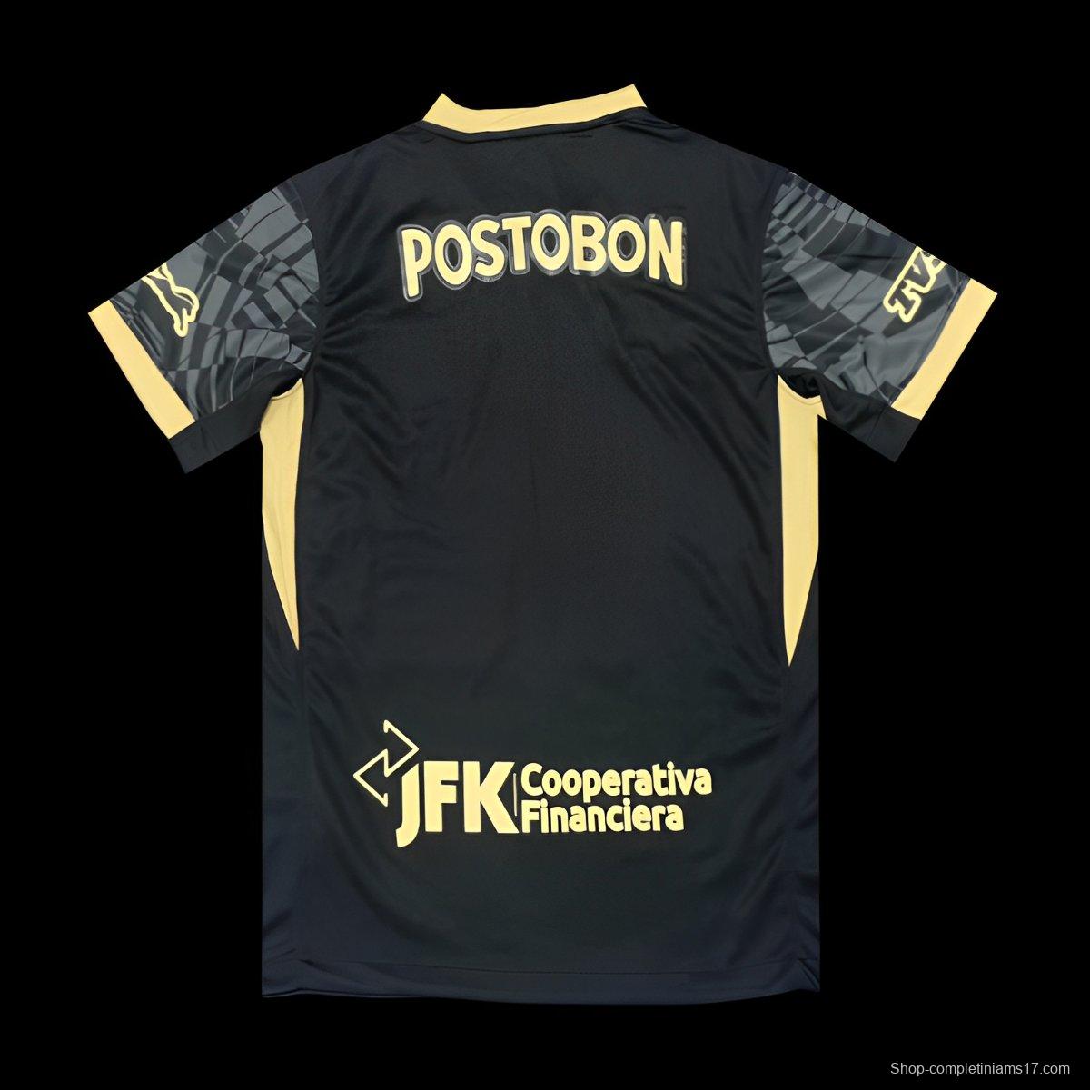 25/26  Atletico Nacional Away Black Jersey