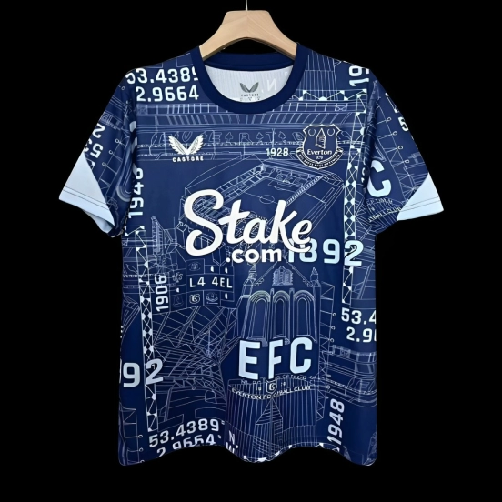 24/25 Everton  Farewell Pre-Match Jersey