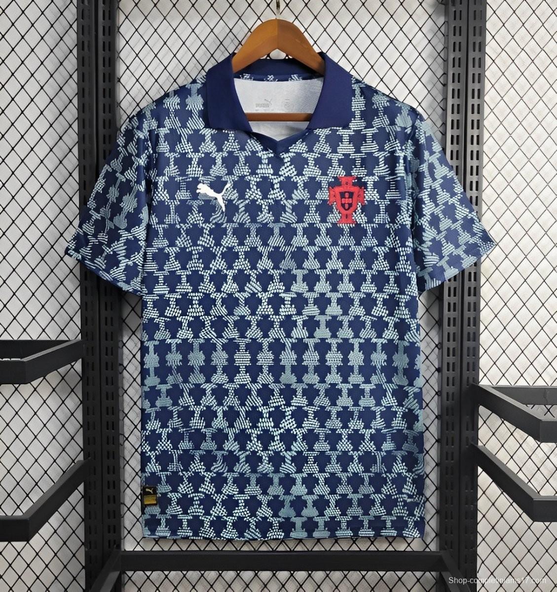 2025 Portugal Persian Blue Pre-Match Jersey