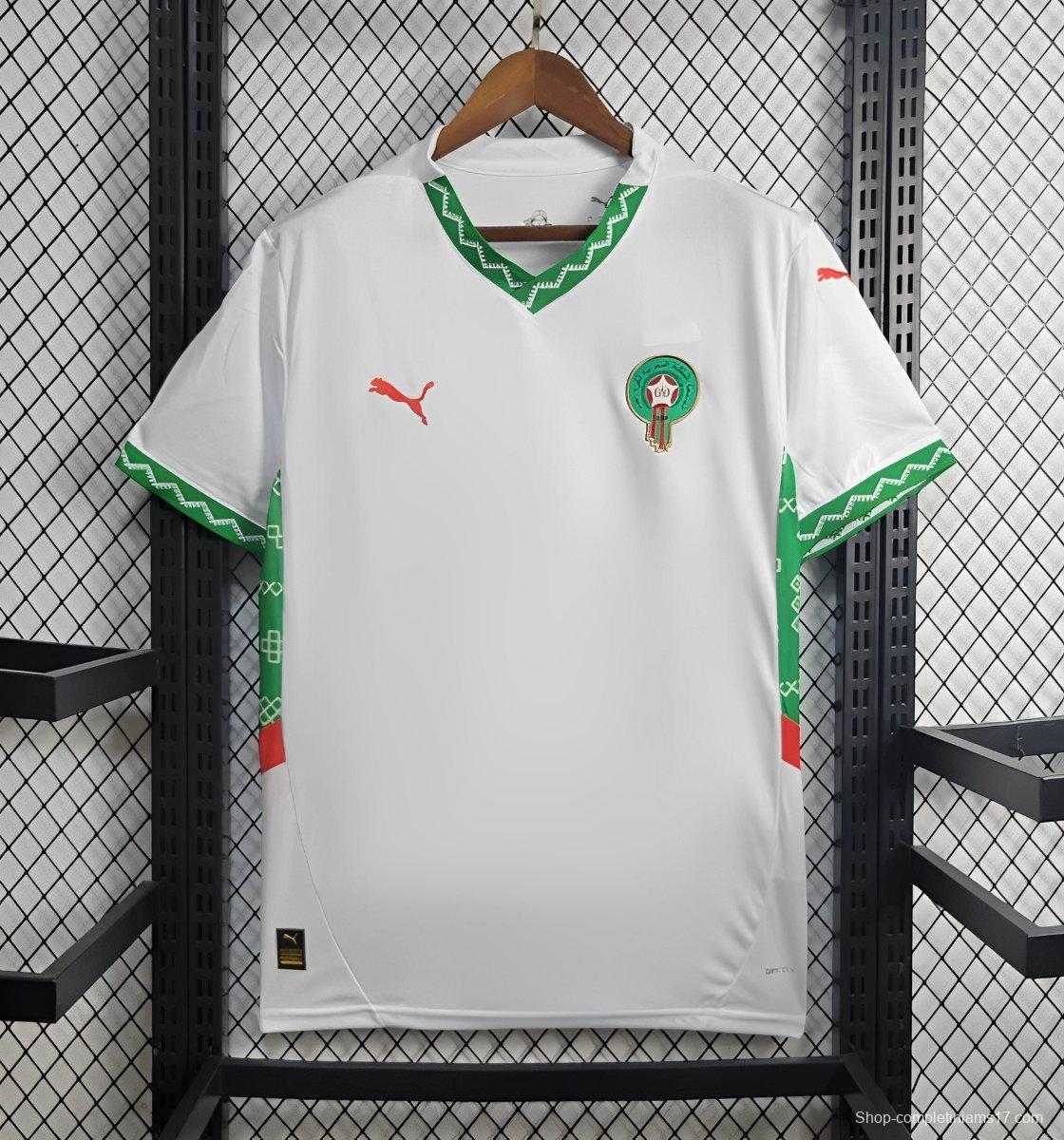 2024 Morocco Away White Jersey