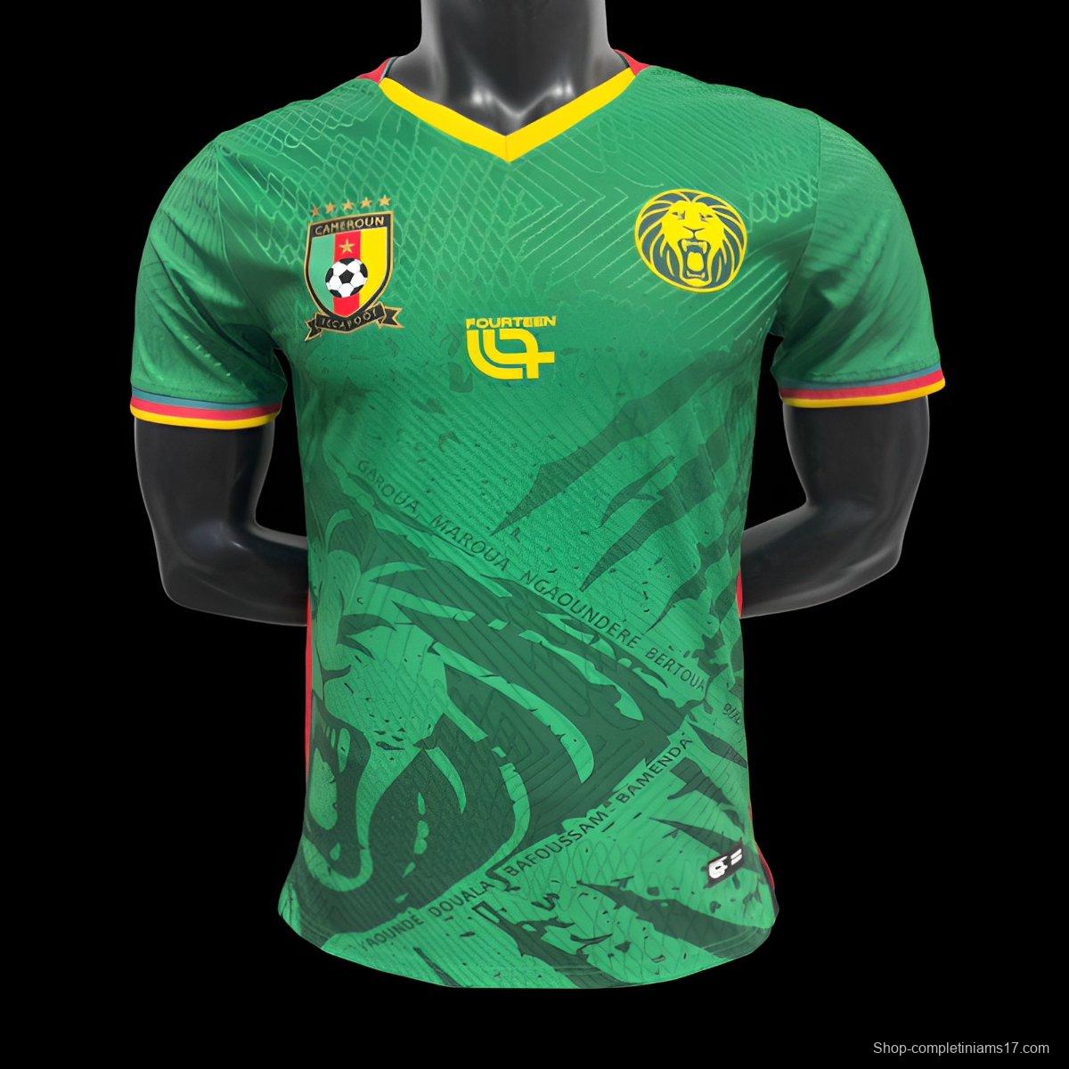 Player Version 2025 Cameroon Home Jersey