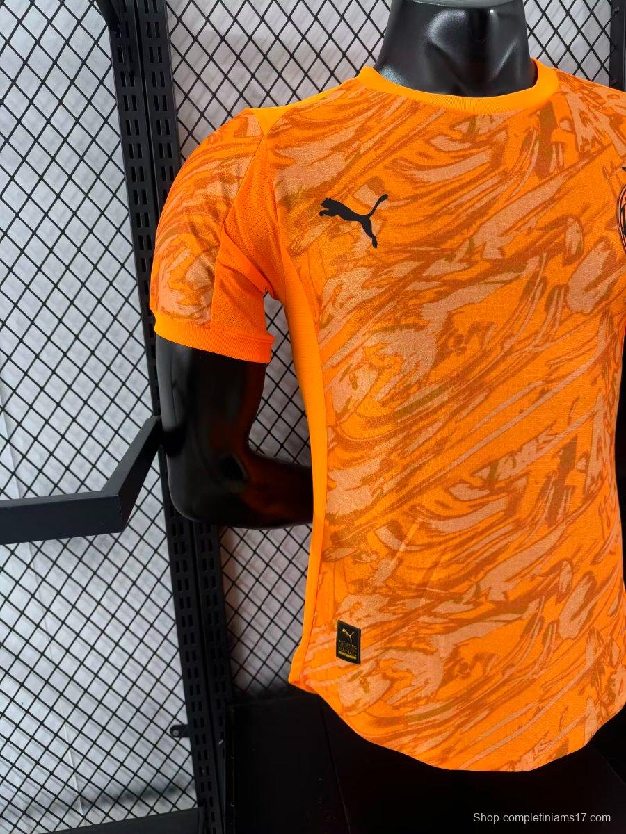 Player Version 25/26 AC Milan Orange Jersey