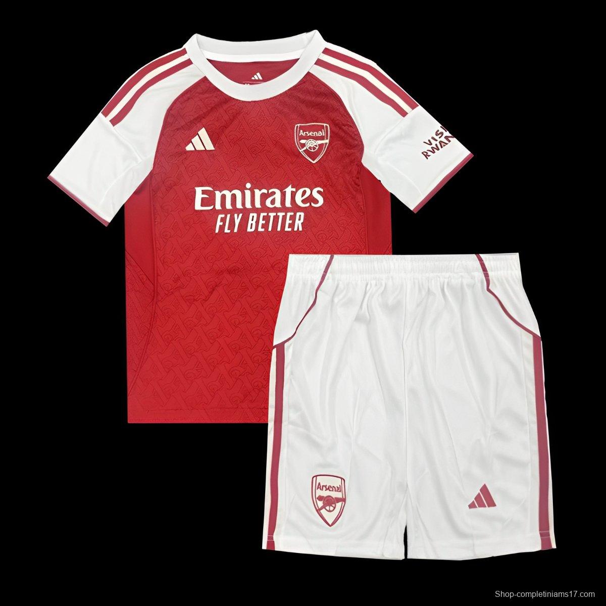25/26 Kids Arsenal Home Jersey