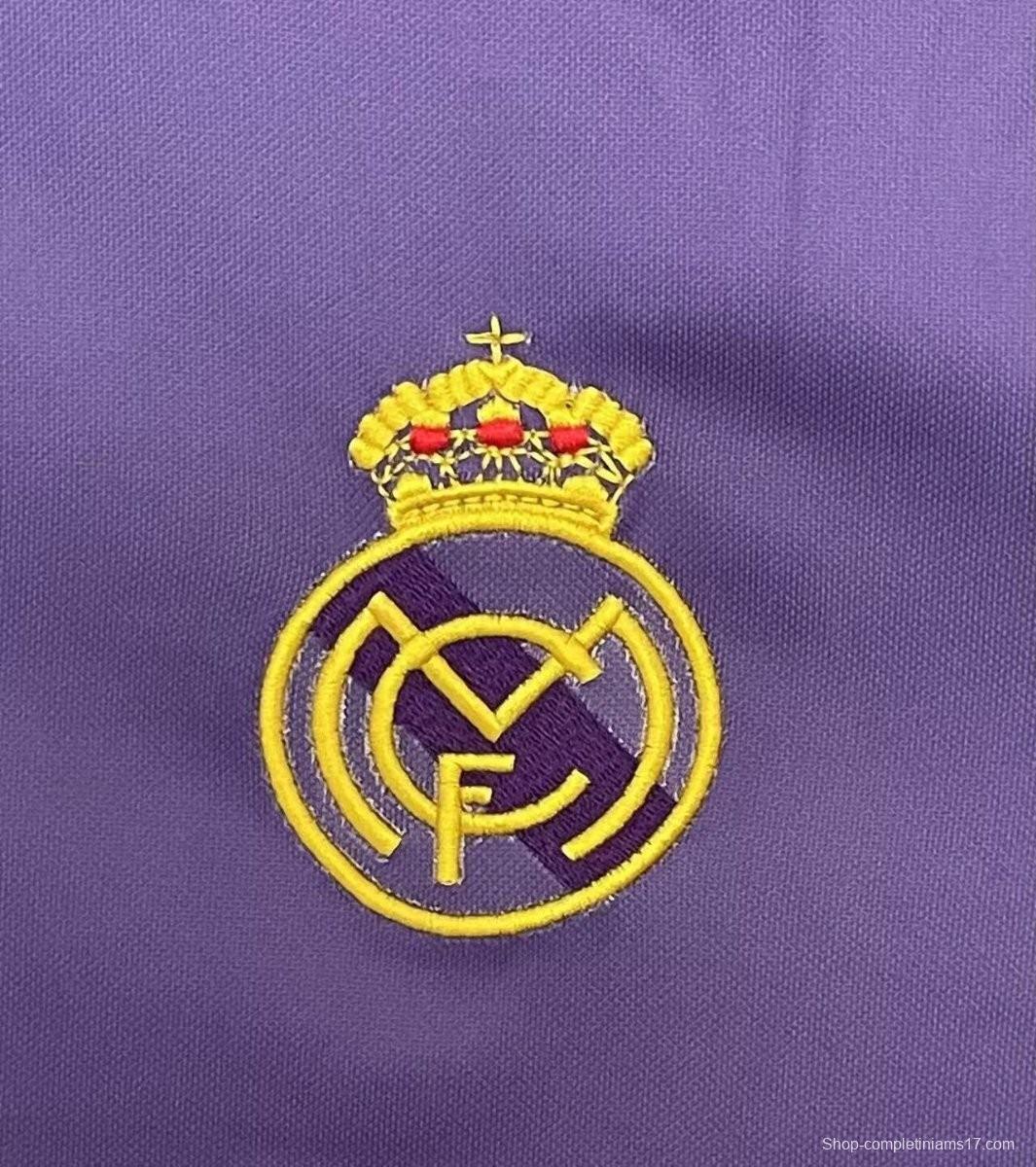 Retro 84/85 Real Madrid Away Purple Jersey