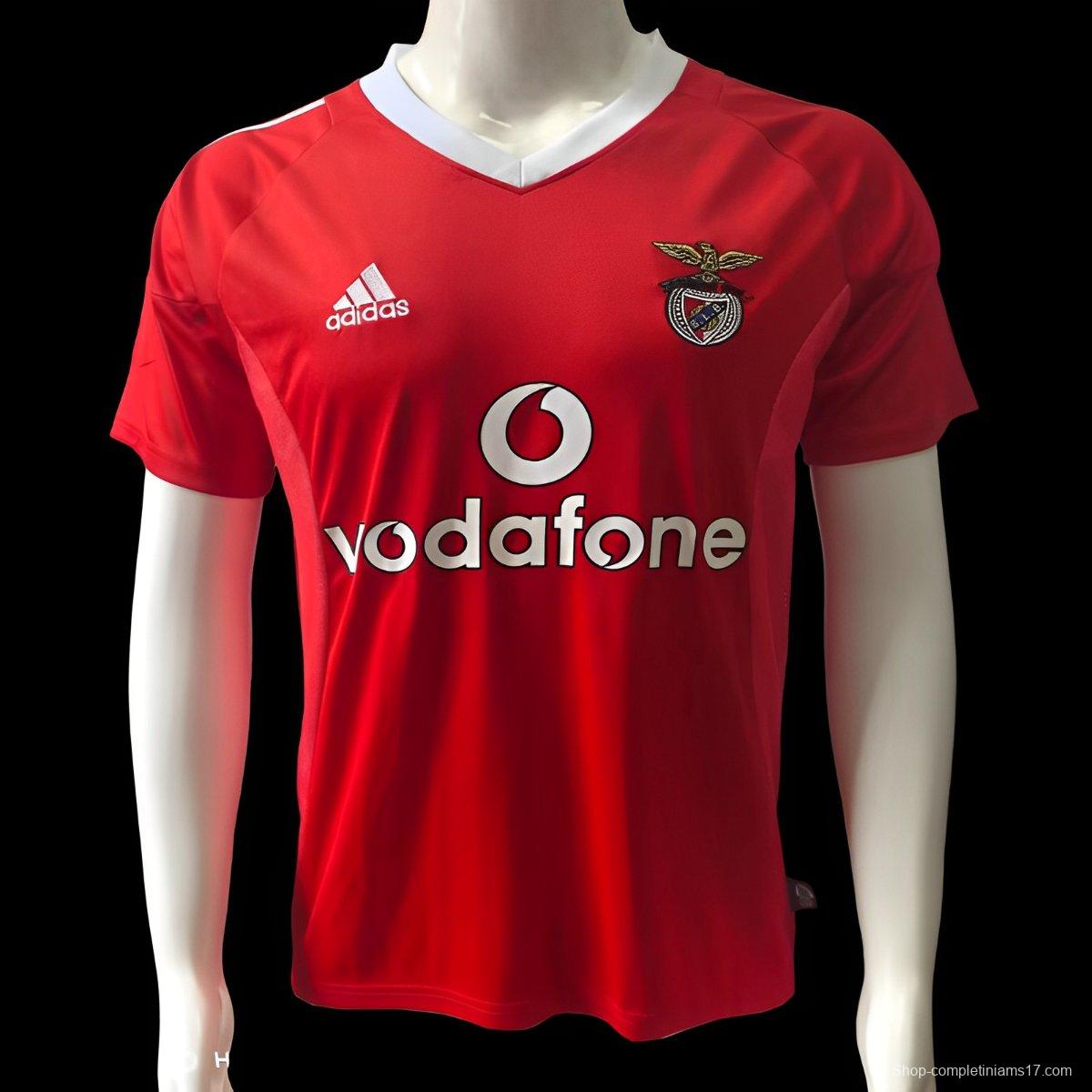 Retro 02/03 Benfica Home Jersey