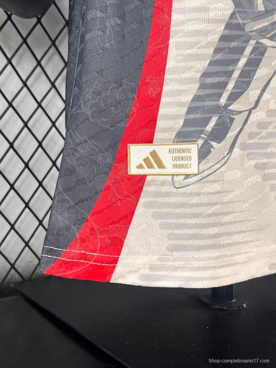 Player Version 2025 Mexico White with Aztec Warrior Jersey