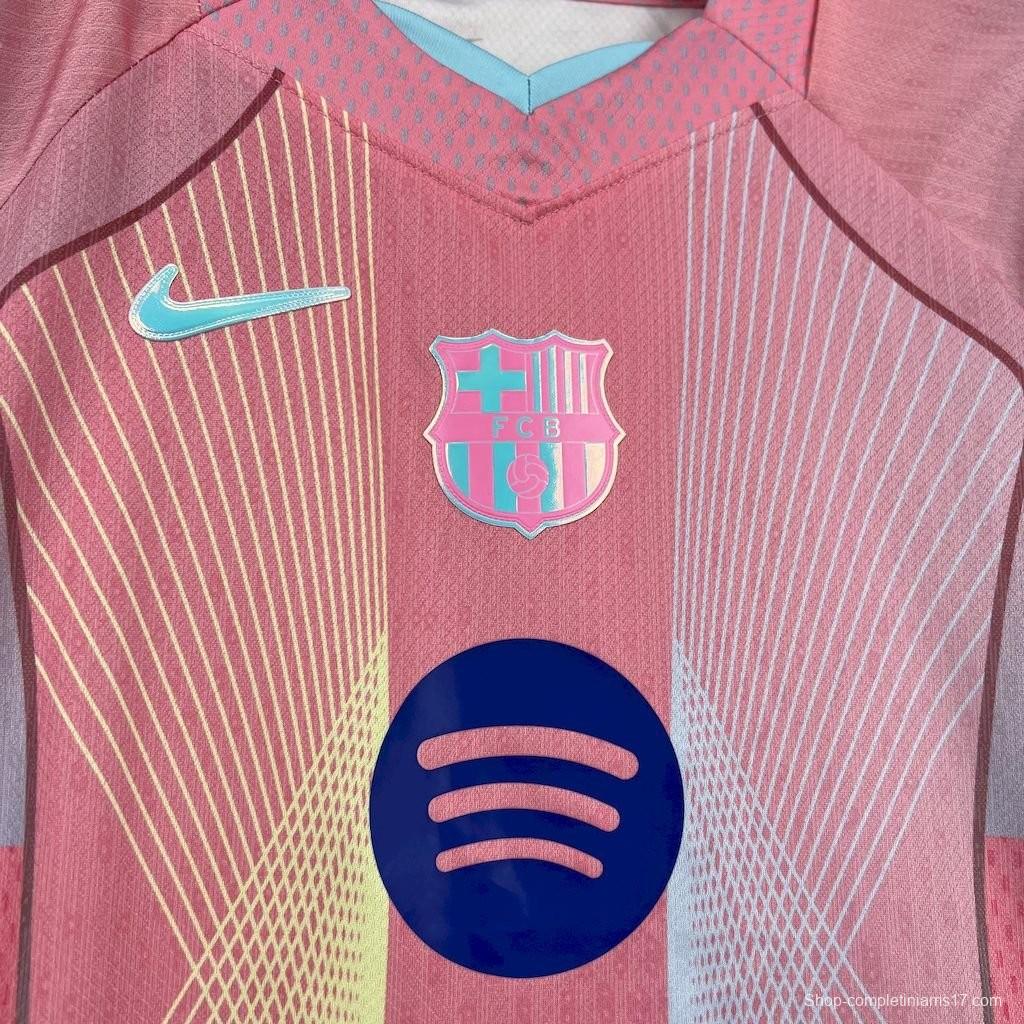 25/26 Kids Barcelona Pink Special Jersey