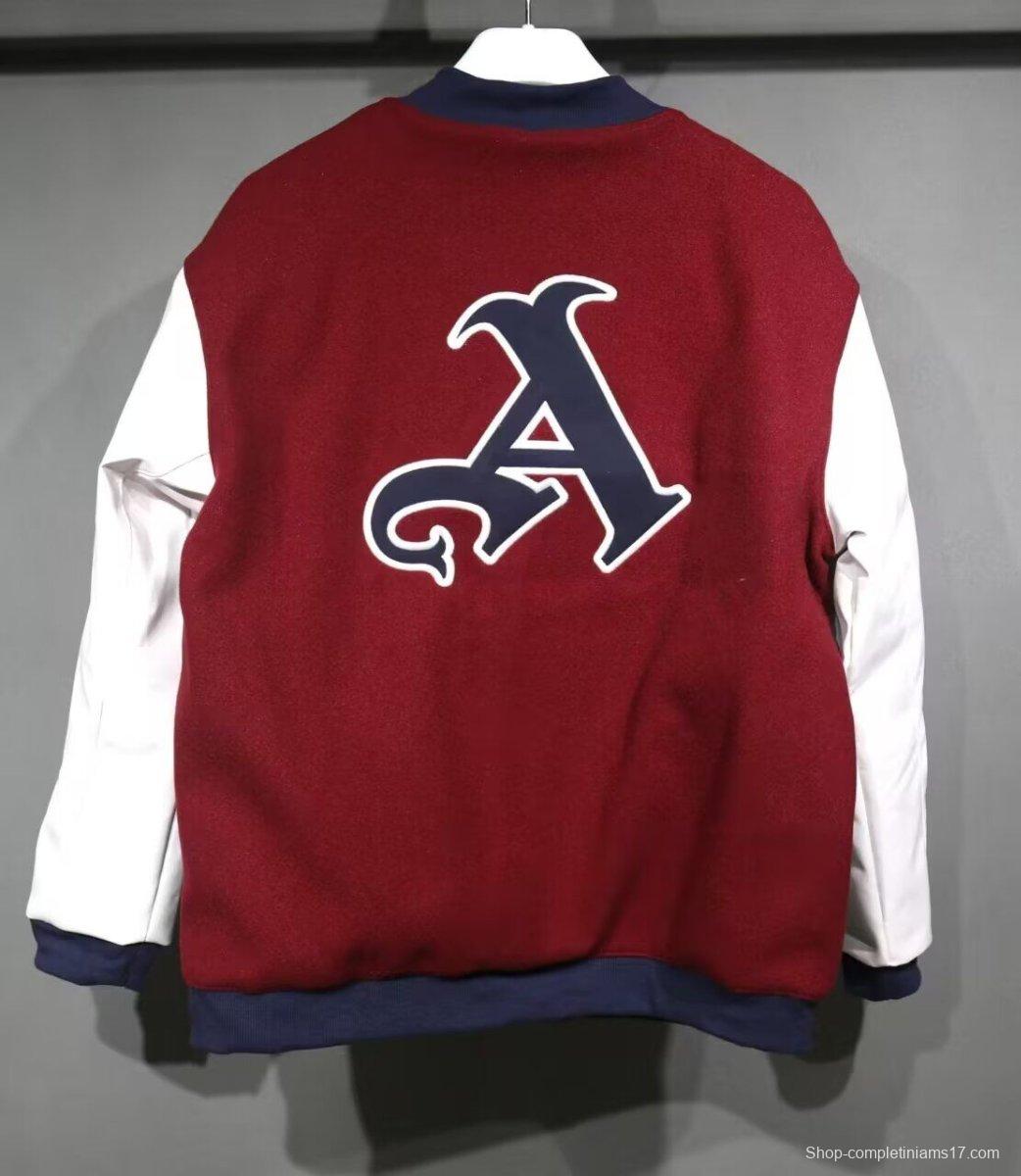 25/26 Adidas Originals xArsenal Wine Baseball VRCT Outdoor Jakcet
