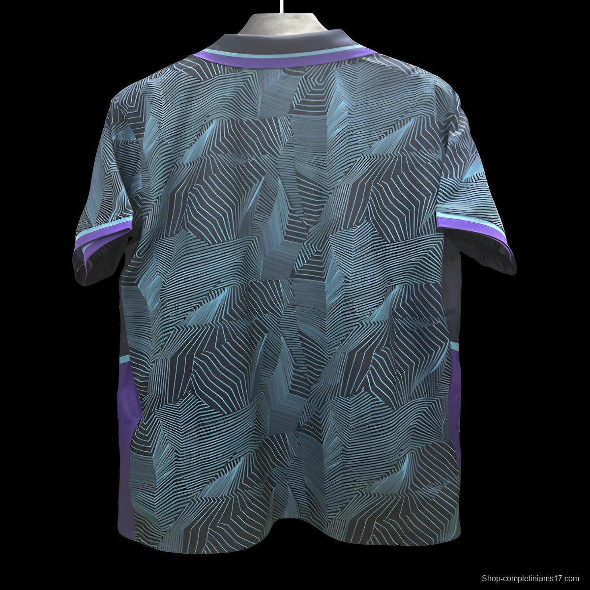 25/26 Tottenham Grey with Geometric Pattern Jersey