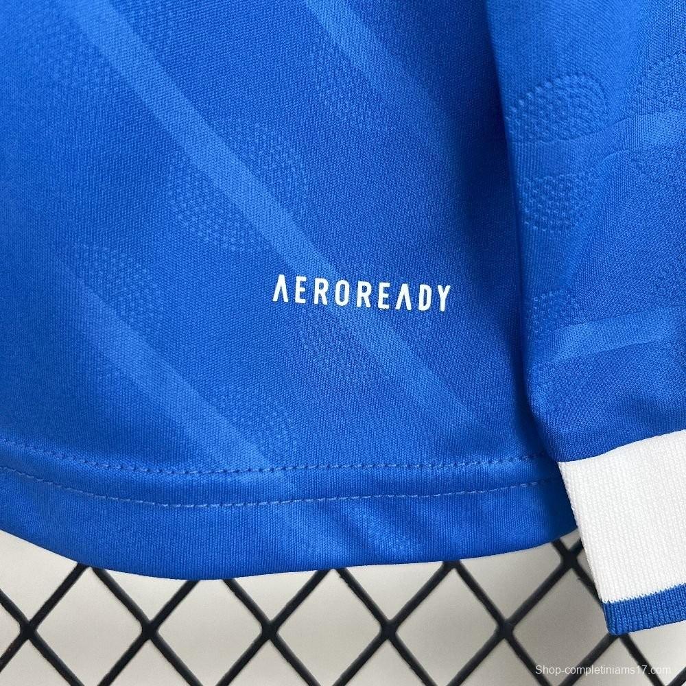 25/26 Real Madrid Third Blue Long Sleeve Jersey
