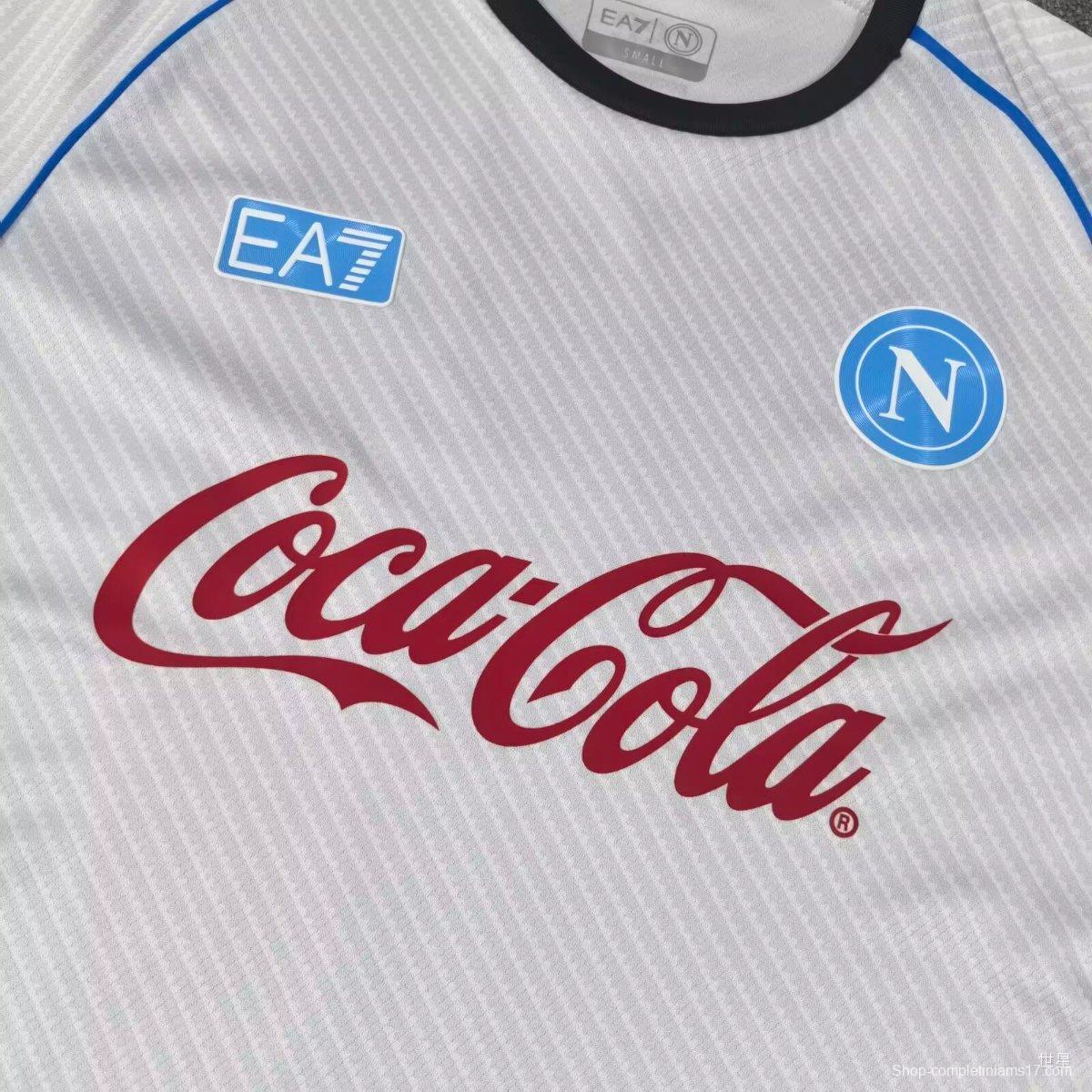 25/26 SSC Napoli White/Silver Training Jersey